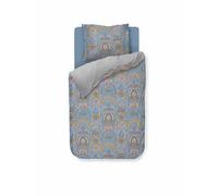 PIP STUDIO Ropa de cama de percal JABALI FLOWER 70x90cm / 140x200cm Azul azul
