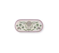 PIP STUDIO Tortera LILY & LOTUS 33x15,5cm Blanco hueso lila