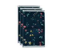 PiP Studio [W] Les Fleurs Dark Blue UV UV 30 x 50 juego de 3 toallas de baño