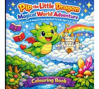 Pip the Little Dragon: Magical World Adventure: Fun & Magical Colouring Book for Kids Ages 3-8