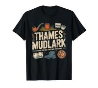 Pipa De Barro Hallazgos Rio Mudlarking Tamesis Monedas Camiseta