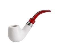 Pipa de fumar de imitación portátil, boquilla completa, filtro lavable, juego completo de accesorios