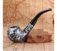 Pipa de madera para fumar, clásica y desmontable, para el día del padre, regalo para el día del padre, pipa de madera para fumar (R)