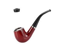 Pipa de Tabaco, Pipa clásica para Fumar Pipa Principiantes como Regalo del Día del Padre (D)
