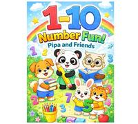 Pipa & Friends: Number Fun 1-10: Coloring &Tracing book (Pipa & Friends Adventure series)