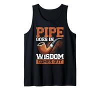 Pipa Fumar Entusiasta Roll Lover Pipa Fumar Hombres Camiseta sin Mangas