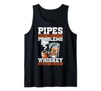 Pipa Fumar Entusiasta Roll Lover Pipa Fumar Hombres Camiseta sin Mangas