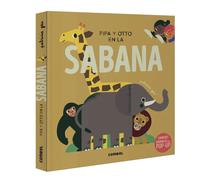 Pipa y Otto en la sabana (grandes animales pop-up) | Patricia Geis