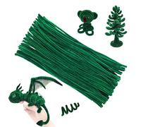 -pipas de chenilla para manualidades, -pipas de chenilla - Barra de torsión divertida, 100 piezas de tallos de chenilla, palos de felpa, palos artesanales,Barra de torsión divertida, palos de sculp
