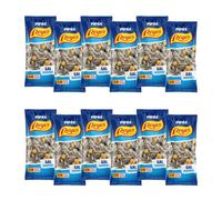 Pipas Reyes - Caja 12 Bolsas x 80g | Pipas Girasol Tostadas con Sal | Frutos Secos Naturales | Snack Saludable y Crujiente | Aperitivo Clásico Español (1 CAJA, SAL MARINA)