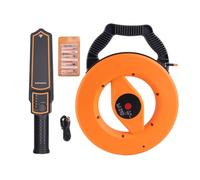 Pipe Blockage Detector 20m Range Accurate Probe Pipeline Clog Tester with Beep Prompt for Home Plumbing Drain Cleaning Durable ABS Material 4 Interchangeable Probes