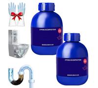 Pipe Bobo Desatascador,300g Pipe Bobo Cleaner Drain Unblocker,Strength Pipeline Dredging Agent,Removedor De Obstrucciones De Drenaje Profesional,Seguro Para Todas Las TuberíAs (2pcs)