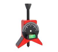 Pipe Center Finder, Pipe Marker Tool, Centering Ruler, Aluminum Alloy Build, Y-Shaped Measuring Design, Metalworking Construction Use, 2.99x5x1.57 Inches, Red Color, 1 Piece