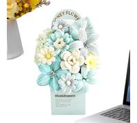 Pipe Cleaners - Bendable Flower Craft Sticks, Colorful Twisting Art Supplies with Flexible Plush Stem Material Creative Shaping Feature, Ideal for Bouquet Making Mothers Day School Craft Projects