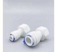 Pipe connector 10pcs Reverse Osmosis RO Water System Fitting 1/4" 3/8" Inch OD Hose Tube 1/4" 1/2" 3/4" 1/8" Female Pipe Quick Connectors Plumbing Fittings