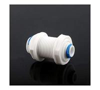 Pipe connector 10pcs Reverse Osmosis System Straight Bulkhead Equal 1/4" 3/8" OD Hose Connection Coupling RO Water Quick Fitting Connector (Size : C Size 9.52mm 9.52mm) Plumbing Fittings