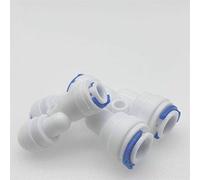 Pipe connector 10pcs Reverse Osmosis System Y Fitting Quick Coupling Equal 3 Way 1/4" 3/8" OD RO Water Hose Tube Coupling Connector (Thread Specification : 38) Plumbing Fittings