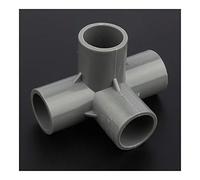 Pipe connector 12/24/48pcs 32mm PVC Connector Stereoscopic 4Ways Aquarium Tank Drip Irrigation Fittings Water Pipe Connectors (Color : Gray Stereo 4 Ways, Diameter : 12pcs) Plumbing Fittings
