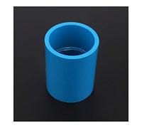 Pipe connector 50mm PVC Pipe Joints Garden Water Connectors Farm Irrigation System Fittings Square Water Fountain Pipe Straight 12/24/48pcs (Color : Blue 50mm Direct, Diameter : 24pcs) Barb Fittings