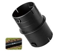 Pipe Connector, Leak Proof Coupler Adapter, Standard Size PVC Fitting Joint, High Density PVC Pressure Resistant Build, Garden Hose Pipe Extension Fitting, Home Outdoor Yard Lawn 4.17x4.17x6.18 inches
