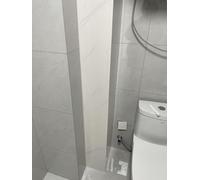 Pipe Covers for Wall, Customized Hvac Line Set Cover Large Hide Panel System With Marble Tile Pattern, Covering Concealer for Toilet Bathroom Outside Balcony, Commercial/ Residential(A,W 10cm - L 47.2