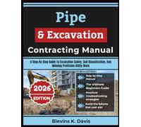 Pipe & Excavation Contracting Manual: A Step-By-Step Guide To Excavation Safety, Soil Classification, And Winning Profitable Utility Work