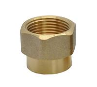 Pipe Fittings 1/2" 3/4" 1" 1.2" 1.5" 2" BSP Male Head to Welding Cup Connector Brass End Feeding Welding Plumbing Fittings (Color : N06)