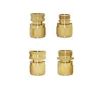 Pipe Fittings 1 Piece of External Thread 1/2 3/4 Inch Internal Thread Copper Quick Coupling Garden Water Connection Fittings Car Wash Pipe Fittings (Color : 3I4 Female)