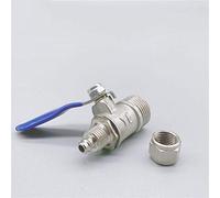Pipe Fittings & Accessories 10pcs Ball Valve Copper 1/4" 3/8" 12" Male Thread To 6/8/10mm Tube Quick RO Reverse Osmosis (Specification : 12, Wiring Control : 10mm) Plumbing Fittings