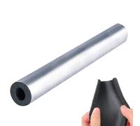 Pipe Insulation Foam Tube, Pre Slit Duct Wrap with Aluminum Foil, Hollow Sleeve, Factory Plumbing, Water Frost Protection(ID 76mm*TH 15mm)