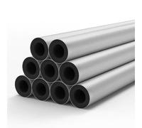 Pipe Insulation Foam Tube Self-Adhesive Wrap with Aluminum Foil for Spigot, Sprinkler, Water Heater Pipes, and Antifreeze(ID*TH 48*15mm/1.89*0.59in)