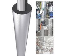 Pipe Insulation,Self-Adhesive Tube with Aluminum Foil,Heat Preservation Insulated,30 MM Thickness，22/27/34/43/48/60/76/89/108mm ID(43mm)