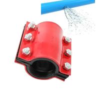Pipe Leak Fix Clamp - Stainless Steel Sealing Band, Fast Lock Repair Connector, Pressure Resistant Plumbing Solution Kit | Suitable For Water Pipe Cracks Hose Joints Outdoor Indoor Repair Work