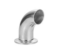 Pipe OD 38MM One Side Butt Weld One Side 1.5" Tri Clamp SS304 Stainless Steel 90 Degree Elbow Pipe Fitting