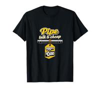 Pipe Talk Is Cheap Plumber Pipe Pun Precio Etiqueta Gráfico Camiseta