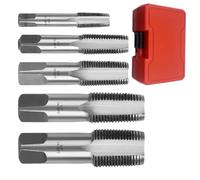 Pipe Thread Set - Thread Insert Broken Screw Extractor | Stripped Threads Tap for Removing Pipe Threads Screws | Professional Pipes Taps Set | Carbon Steel Hand Threading Plumbing Tap Tool