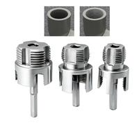 Pipe Threader - 3 Piezas Internal External Plumbing Tool | Herramienta de enhebrado de tuberías, 3 piezas, herramienta de corte interna externa integrada para casa, taller, garaje