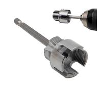 Pipe Threader, Manual Threading Kit, 2.95 x1.3 inches manual thread tool and nipple, Extractor Tap Die Set for Creating or Repairing Threads, Machine Hole, Wire Cable Hose