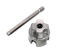 Pipe Threader, Manual Threading Tool, 1.3 Inches Adorable Hole Wire Cable Hose Equipment, Nipple Extractor Tap and Die for Machine Garden Patio Backyard Farm Use