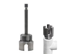 Pipe Threader, Manual Threading Tool, Nipple Extractor Tap & Die, Pipes Tapping Tools Machine for Hole, Wire Cable, Hose, Patio, Backyard, Garden, Farm Use Threadings, 7,5 cm