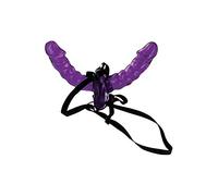 Pipedream Fetish Fantasy Series Double Delight Strap-On, Purple & Black, 13 Zoll