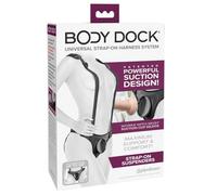 Pipedream Body Dock Body Dock Strap-On Suspenders, Black, 14 cm