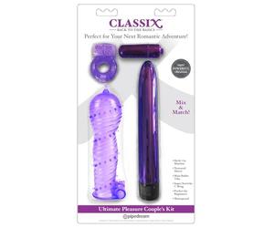 Pipedream Classix - Ultimate Pleasure Couples Kit, Purple 165 ml