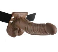 Fetish fantasy series - strap-on hueco con testÍculos 17.8 cm