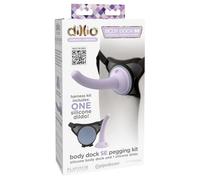 Pipedream Dillio Platinum Dillio Platinum Body Dock SE Pegging Kit (5"), Light Purple, 14,6 cm