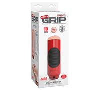 Pipedream Extreme Mega Grip Vibrating Stroker Mouth Masturbador - 842 gr