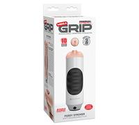 Pipedream Masturbador vibrador Mega Grip Vagina Blanco 1 ud