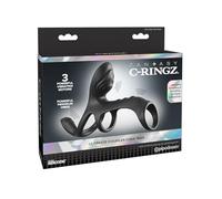 Pipedream Fantasy C-Ringz Ultimate Couples Cage Max Black 19,5 cm