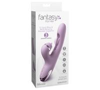 Pipedream Fantasy For Her G-Touch Pulse Pro Vibrador de conejo para el punto G Purple 23,4 cm