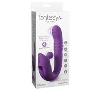 Pipedream Fantasy For Her Harmoni Pro Vibrador de punto G Purple 17,8 cm | 4 motores: G-Motion + Cuentas + Vibración + CircuTouch | Siliconas Elite | IPX6 | 17,8 cm